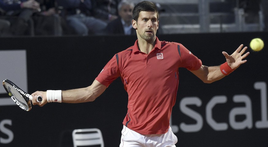 Novak Djokovic musste im Halbfinal von Rom Überzeit machen.