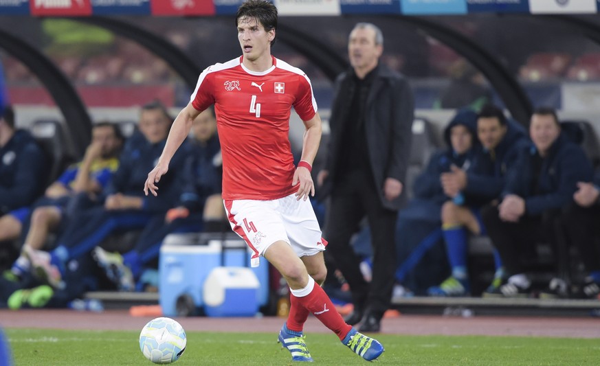 29.03.2016; Zuerich; Fussball - Schweiz - Bosnien und Herzegowina; 
Timm Klose (SUI) 
(Andy Mueller/freshfocus)

****
Football; Bosnia; Switzerland;