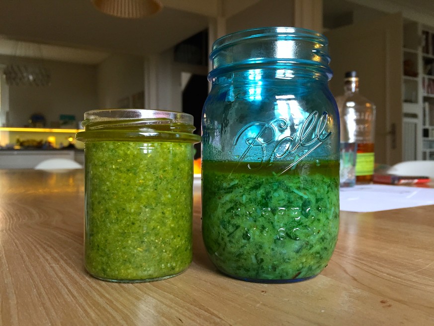 pesto hausgemacht ligurisch italienische küche ligurien genova