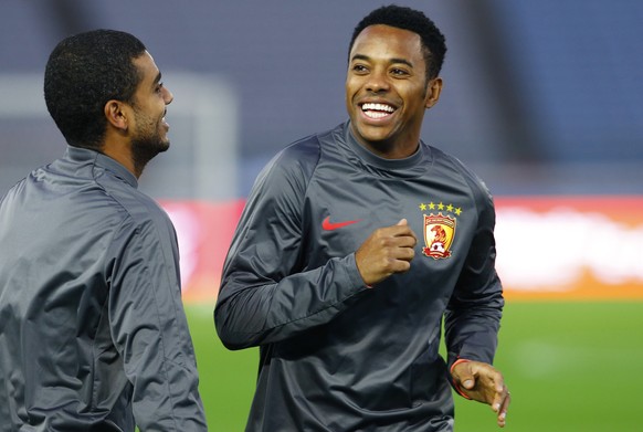 Robinho kickte bis Anfangs Jahr für Guangzhou. Jetzt ist er vertragslos.