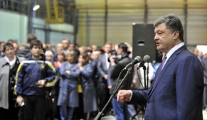 Der ukrainische Präsident Petro Poroschenko im Mai 2014.