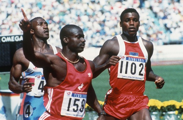 Ben Johnson musste 1988 seine Goldmedaille über 100 Meter abgeben.