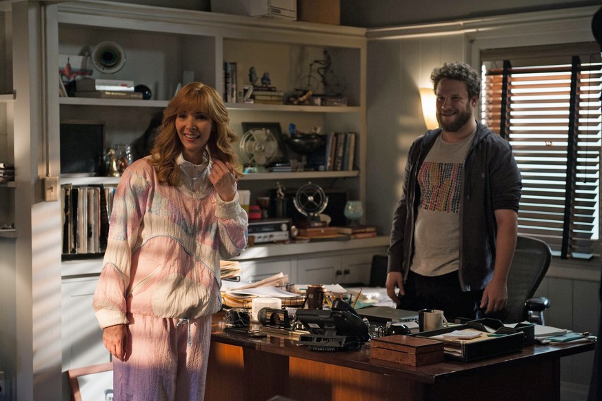 Lisa Kudrow und Seth Rogen hatten am Dreh von «The Comeback» garantiert viel Spass.