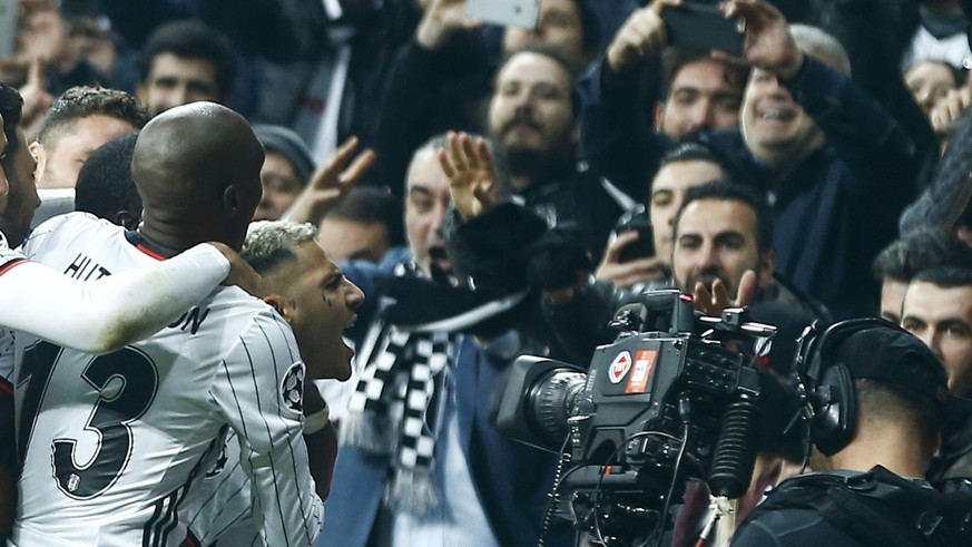 Football Soccer - Besiktas v Napoli - UEFA Champions League Group Stage - Group B - Vodafone Arena, Istanbul, Turkey - 1/11/16 Besiktas&#039; Ricardo Quaresma reacts after scoring a goal REUTERS/Osman ...