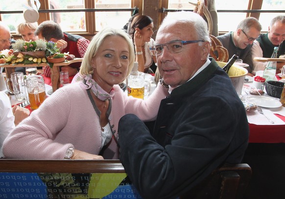 «Kaiser» Franz (hier beim diesjährigen Oktoberfest) mauert, wenn es um die jüngsten Vorwürfe geht.