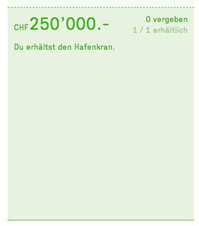 Wer 250'000 Franken für das Hafenfest spendet, wird neuer Besitzer des Hafenkrans.&nbsp;