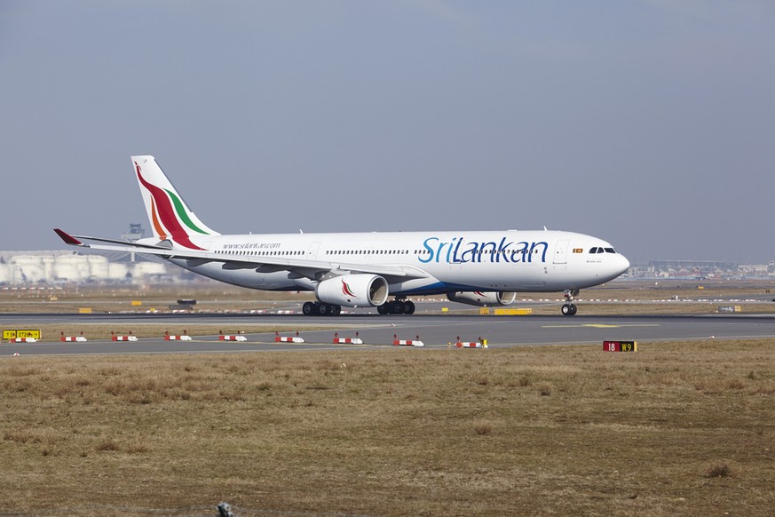 Ein Airbus 330 der «Sri Lankan» auf dem Flughafen in Frankfurt (Archivbild).&nbsp;