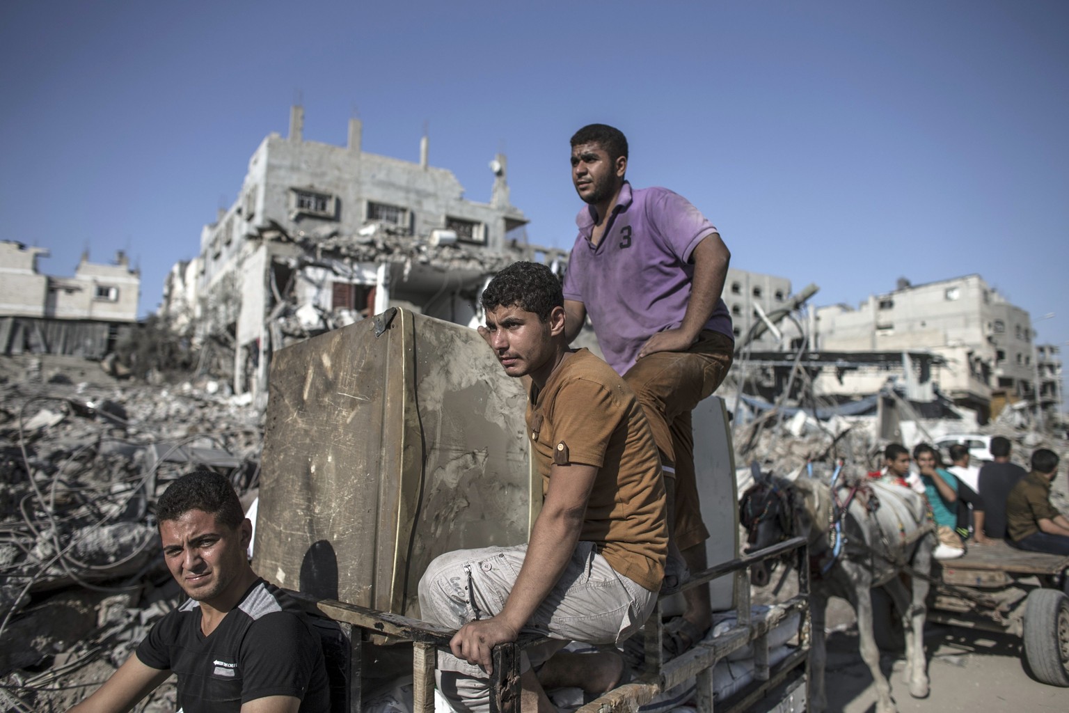Nach palästinensischen Angaben sind im Gazastreifen seit dem 8. Juli 1060 Menschen getötet worden, mehr als zwei Drittel der Opfer sind demnach Zivilisten.&nbsp;