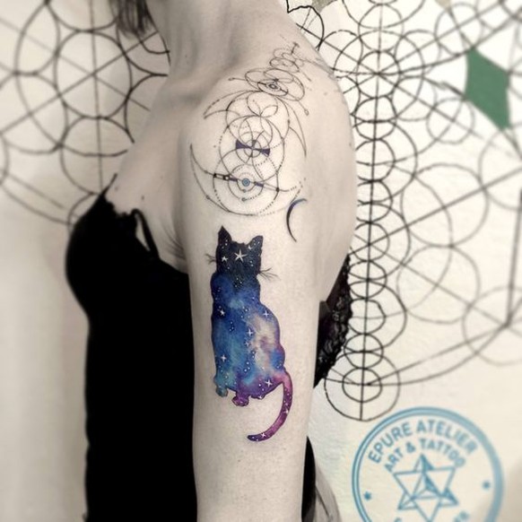 Katzen-Tattoo