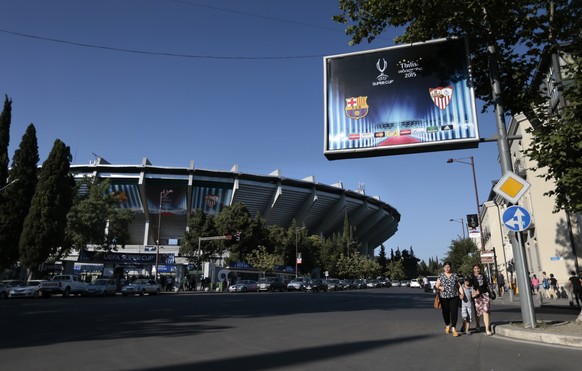 In dieser Arena wird heute Abend um den ersten internationalen Titel der Saison gespielt. 