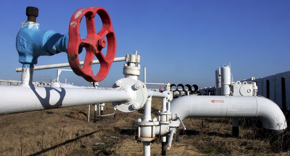 Pumpstation einer Gazprom-Pipeline.