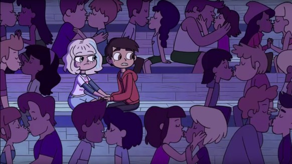 same sex kiss disney