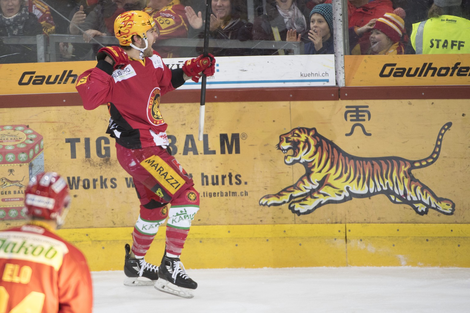 Tigers Topscorer Chris DiDomenico, waehrend dem Eishockey National League A Spiel, zwischen den SCL Tigers und dem EHC Kloten, am Sonntag 5. Februar 2017 in der Ilfishalle in Langnau. (PPR/Marcel Bier ...