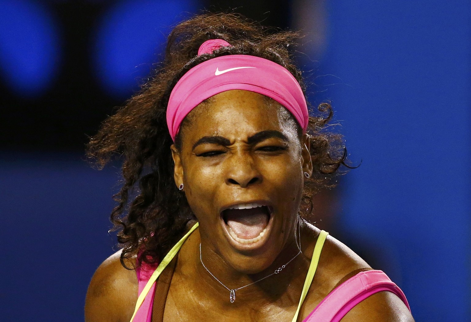 Die Freude muss raus: Serena Williams gewinnt ihren 19. Grand-Slam-Titel.