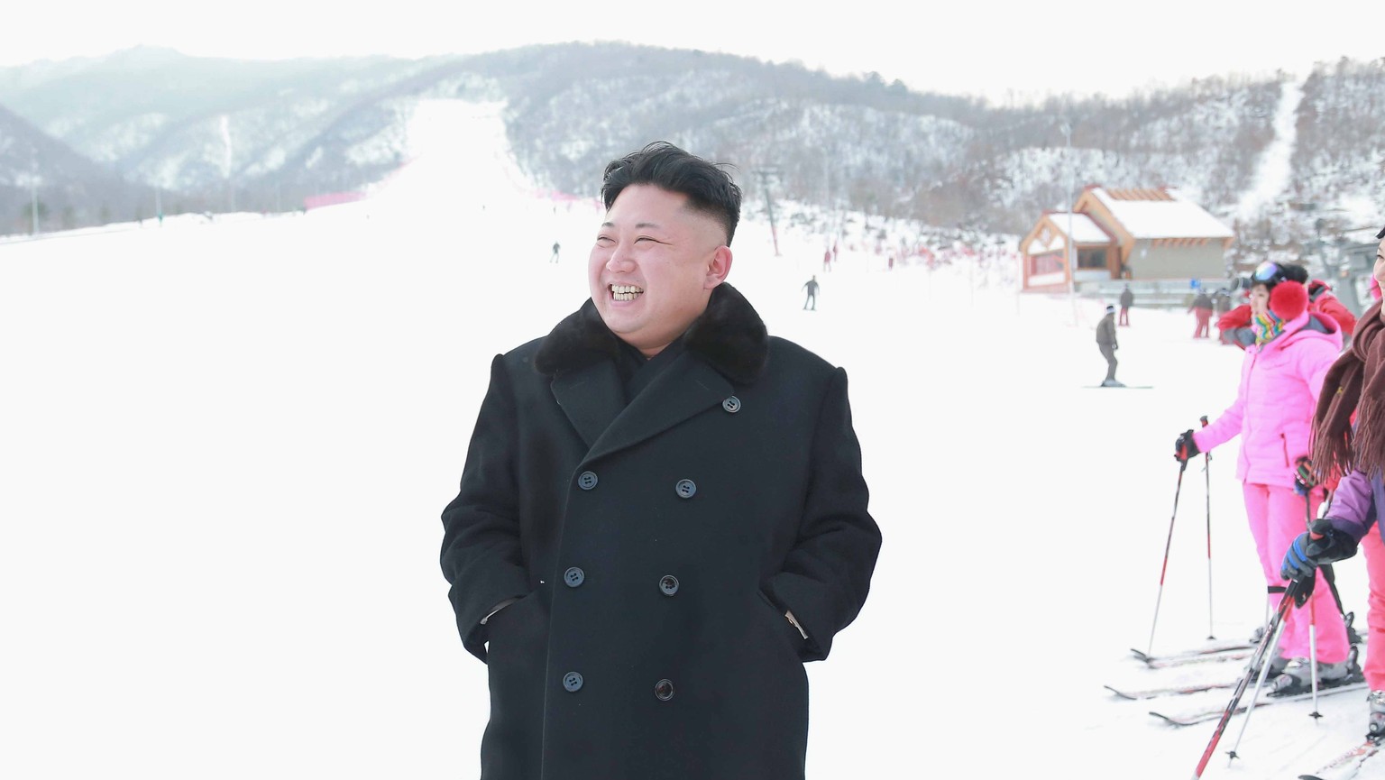 North Korean leader Kim Jong Un visits the newly built ski resort in the Masik Pass region, in this undated photo released by North Korea&#039;s Korean Central News Agency (KCNA) in Pyongyang on Decem ...