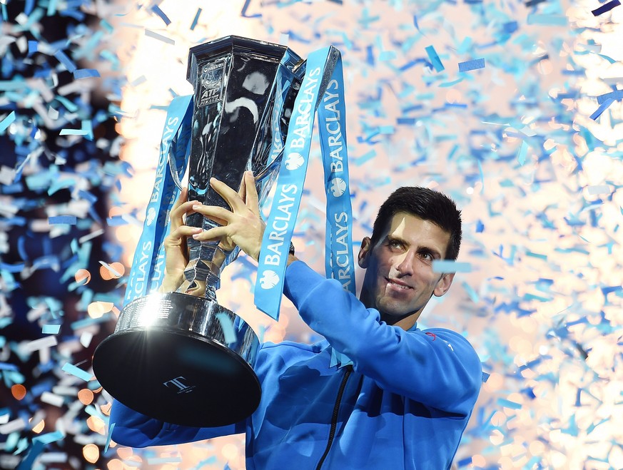 Wieder einmal gehört der grosse Pokal ihm: Novak Djokovic.&nbsp;