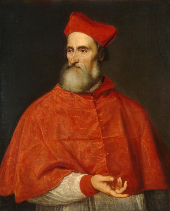 Pietro Bembo, Gemälde von Tizian, ca. 1539.