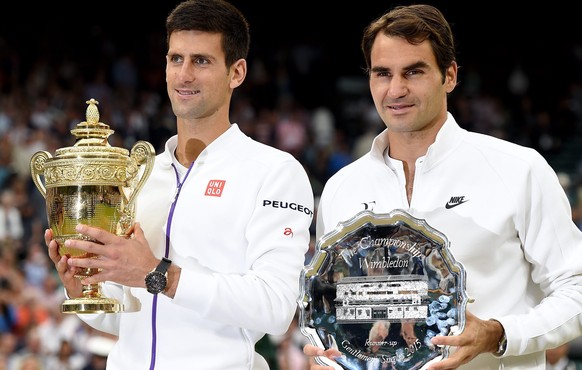 Federer zog in den letzten beiden Grand-Slam-Endspielen gegen Novak Djokovic den Kürzeren. 