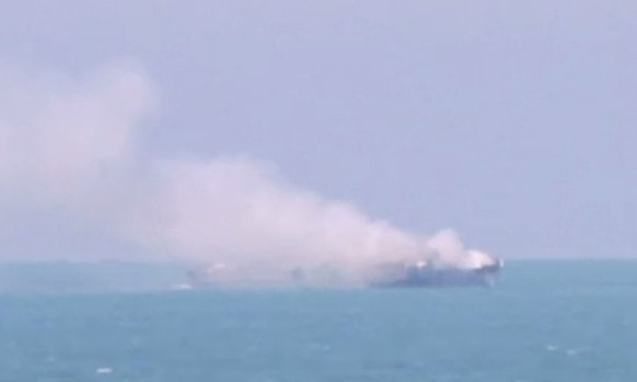 Raketenangriff auf ein ägyptisches Kriegsschiff&nbsp;Anfang Juli: Eine IS-nahe Gruppe im Sinai reklamierte die Urheberschaft für sich.