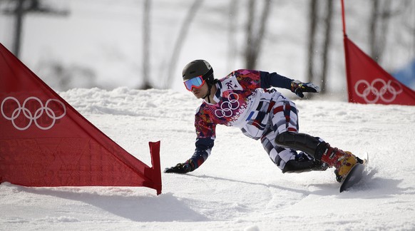 Der Russe Vic Wild unterwegs zu Slalom-Gold 2014.
