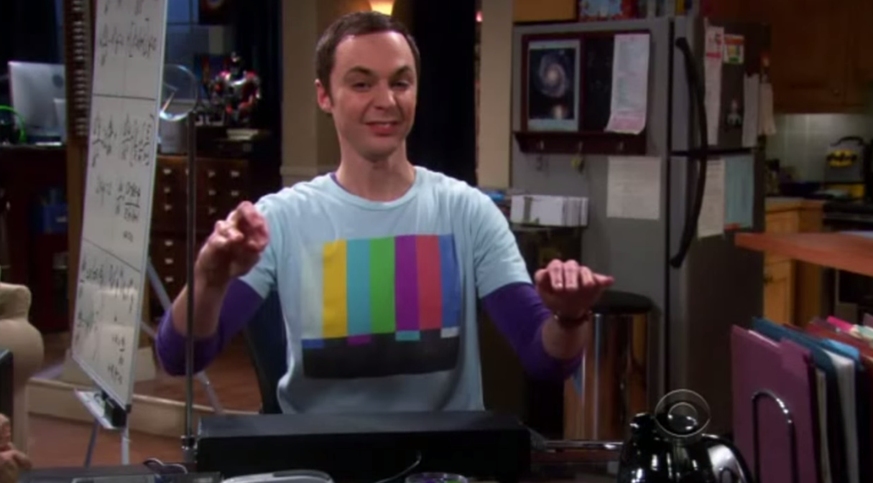 Sheldon Cooper in «The Big Bang Theory».