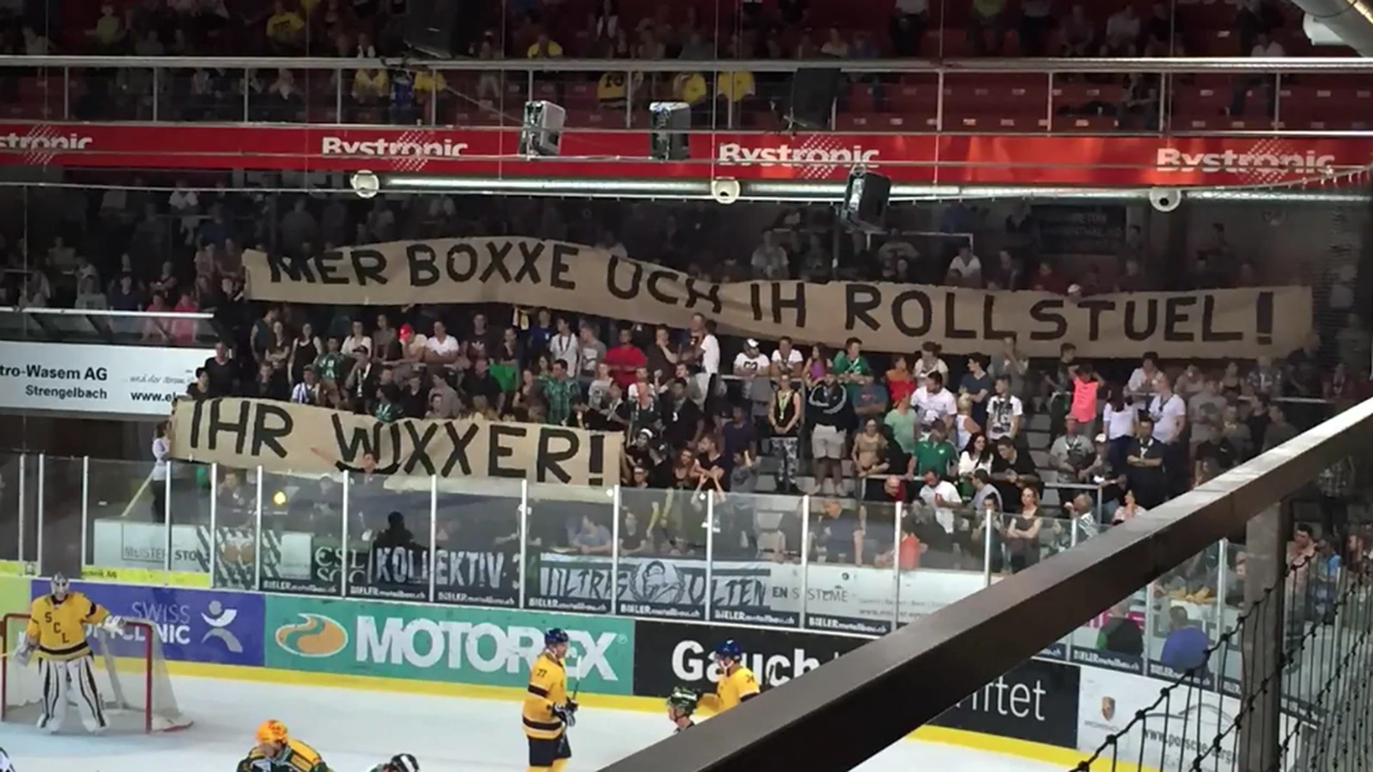 Olten Langenthal Ronny Keller Rollstuhl Plakat