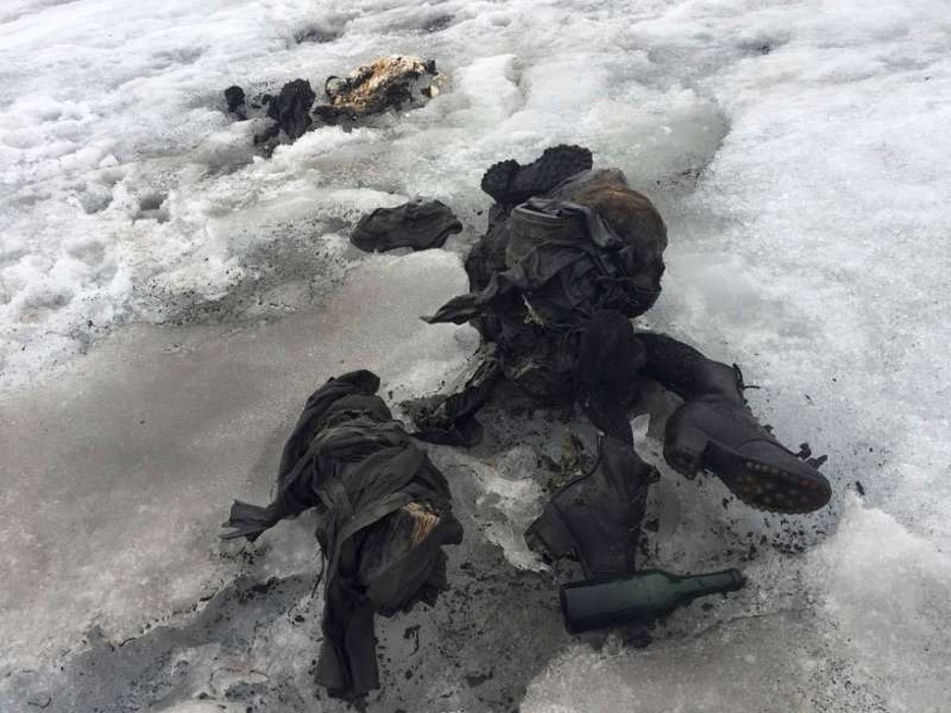 Der Gletscher gab die sterblichen Überreste des Paares nach 80 Jahren frei.