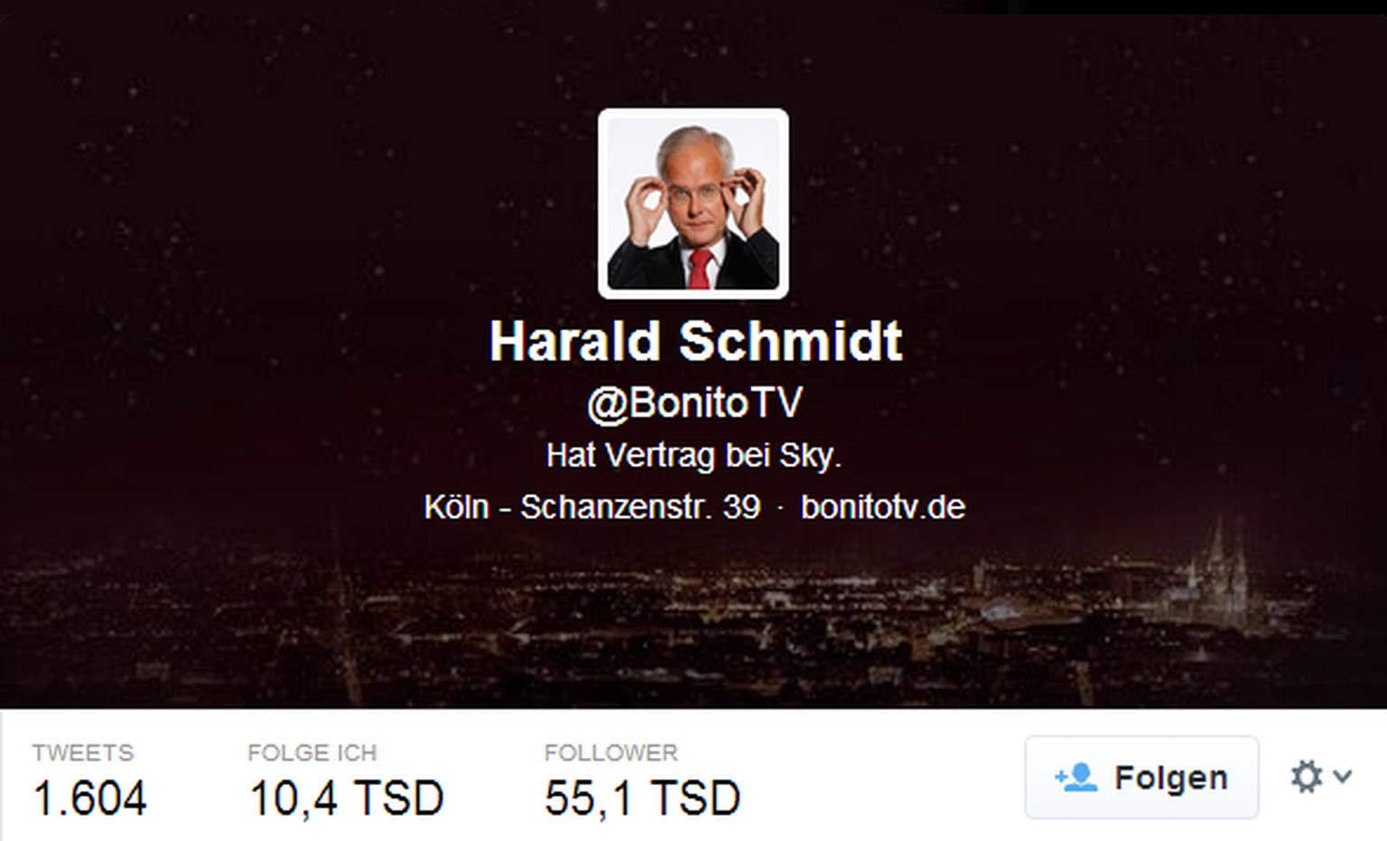 Hat keinen Vertrag mehr bei Sky: Talkmaster Harald Schmidt.