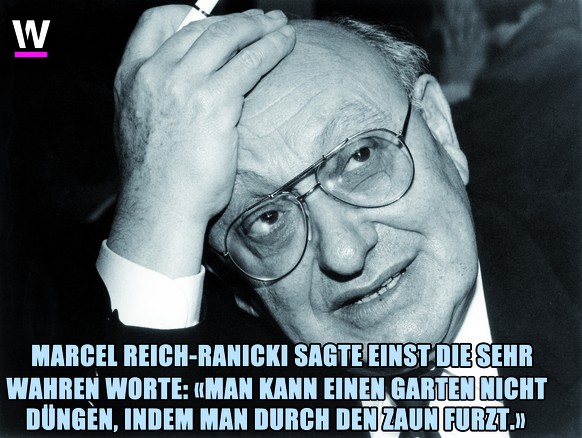 Der polnisch-deutsche Publizist und Literaturkritiker Marcel Reich-Ranicki (1920-2013).