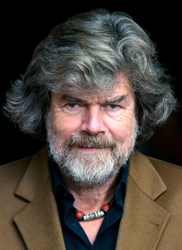 epa04403727 (FILE) The file picture dated 03 November 2013 shows extreme mountaineer and adventurer Reinhold Messner posing during the event &#039;Grenzgang&#039; (&#039;Borderlines&#039;), in which h ...