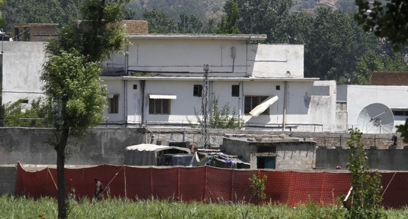 In diesem Haus, das später abgerissen wurde, hat Bin Laden gelebt.
