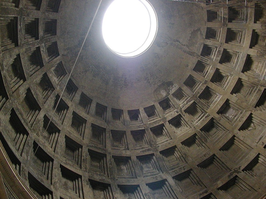 Kuppel des Pantheons in Rom von innen