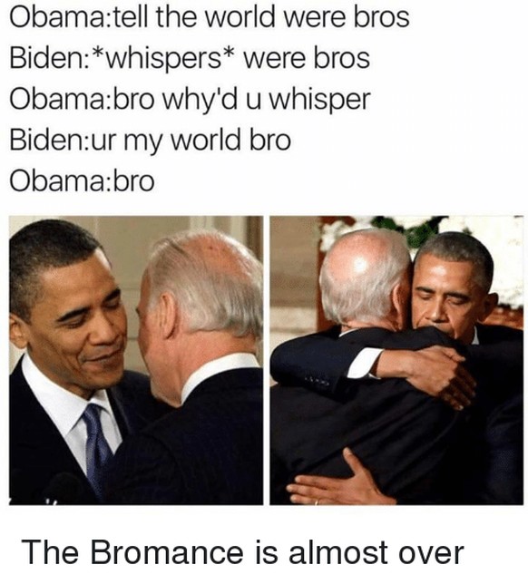 Biden Obama Bromance Meme