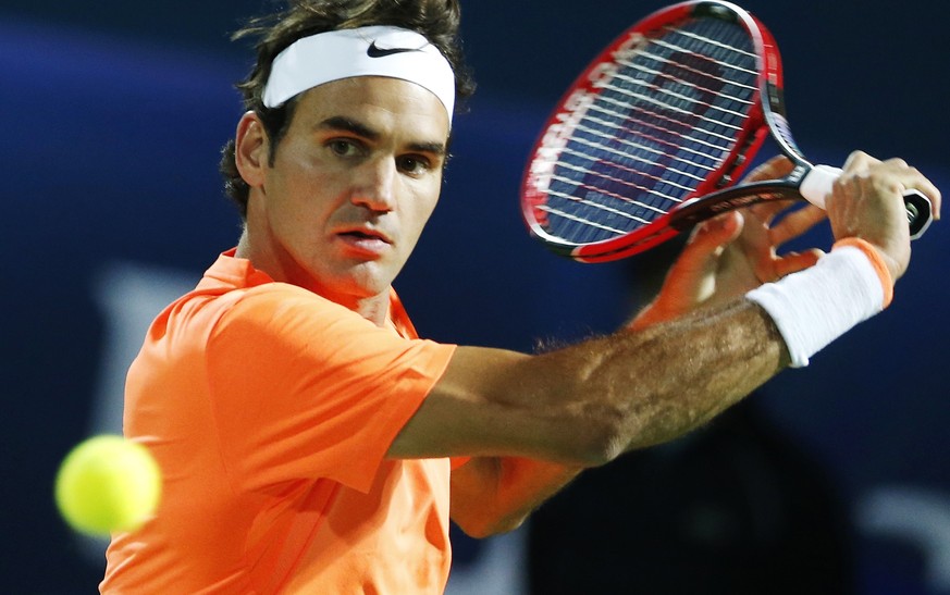 Kaum ins Schwitzen gekommen: Federer bekundet gegen Sprössling Coric keine Mühe.