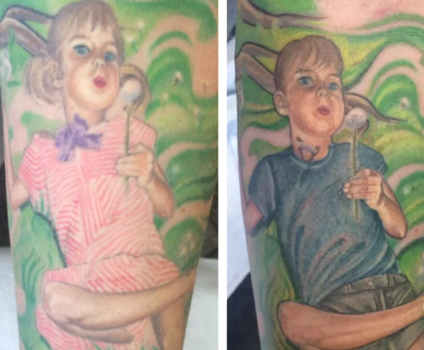 Hier kann es sich wohl nur um das herzigste Tattoo von Zwillingen ever handeln. Oder etwa nicht?
