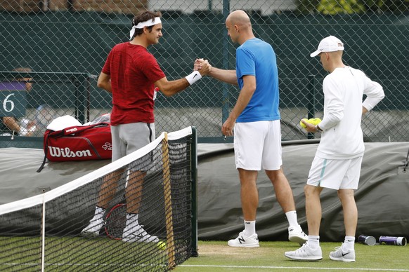 Training mit Trainer Ivan Ljubicic.