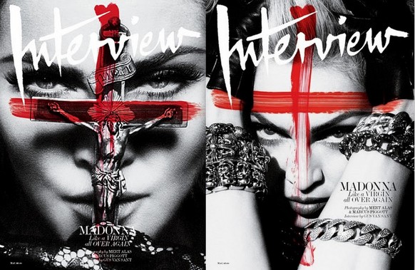 Madonna auf dem Cover von «Interview» anno 2010. Der Titel: «Like a Virgin All Over Again».&nbsp;