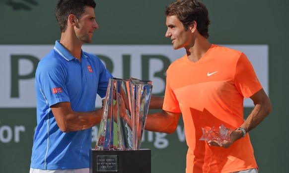 Englische Medien kolportierten, dass das Verhältnis zwischen Federer und Djokovic nicht mehr gut sei.