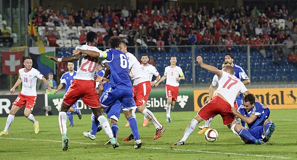 Im Hinspiel gegen San Marino spielte die Schweizer Tiki-Taka.