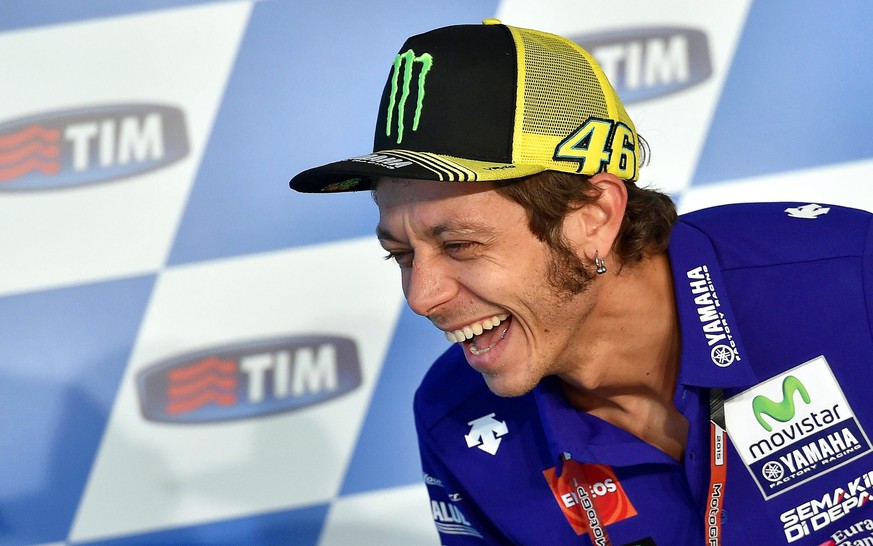 Er lacht wieder als Nummer 1: Valentino Rossi.