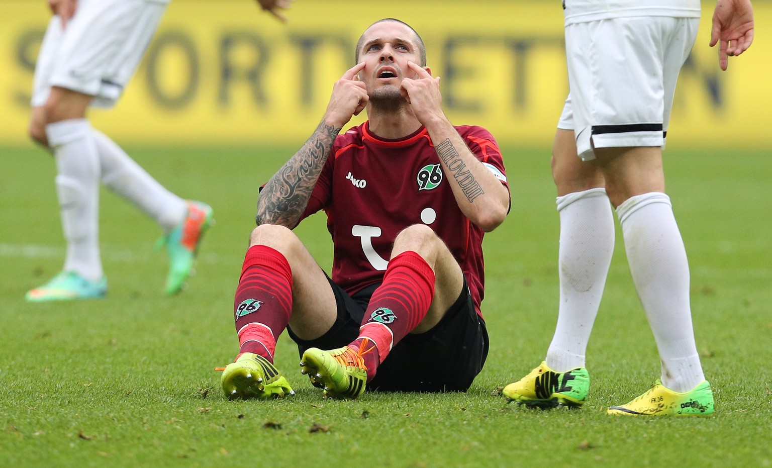 Leon Andreasen könnte weinen vor Ärger.