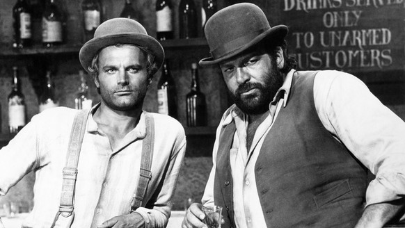 Terence Hill und Bud Spencer, rechts.&nbsp;
