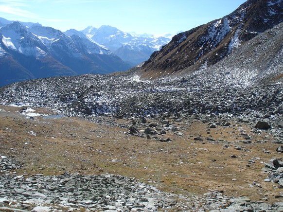 Blockgletscher am Bettmerhorn.