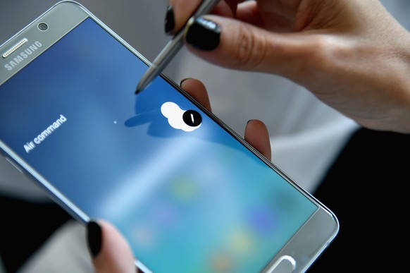 Das neue Galaxy mit Stylus (Stift).