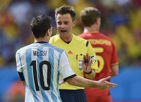 Nicola Rizzoli leitet mit dem Final bereits das dritte WM-Spiel der Argentinier.