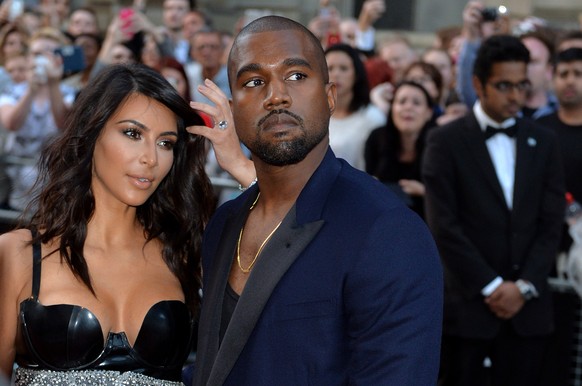 Dürften kaum «amused» sein über das neuste Fotoleck: Kim Kardashian und ihr Mann, Rapper Kanye West. bei einer Veranstaltung Anfang September in London.&nbsp;