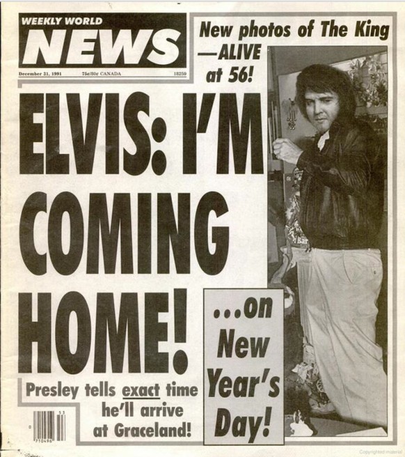 elvis fake news presley weekly world news http://diegorottman.soup.io/since/273920556?mode=own