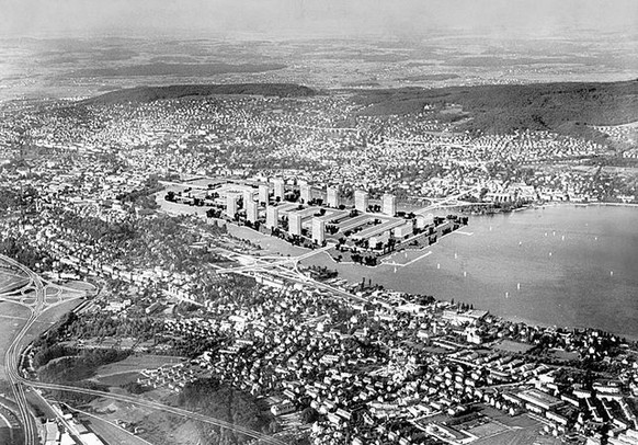 Modell der «City am See» von André E. Bosshard.