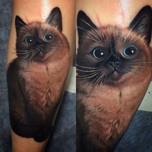 Katzen-Tattoo