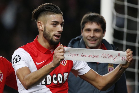 Yannick Ferreira Carrasco mit Geburtstagsgrüssen an sein Mami.